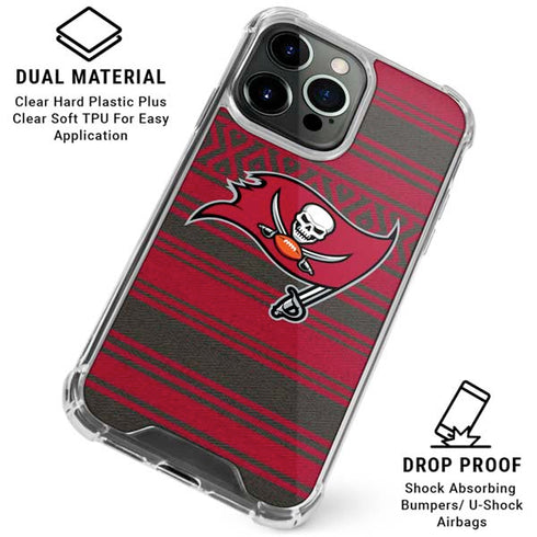 NFL Tampa Bay Buccaneers Trailblazer iPhone 16 Pro Clear Case